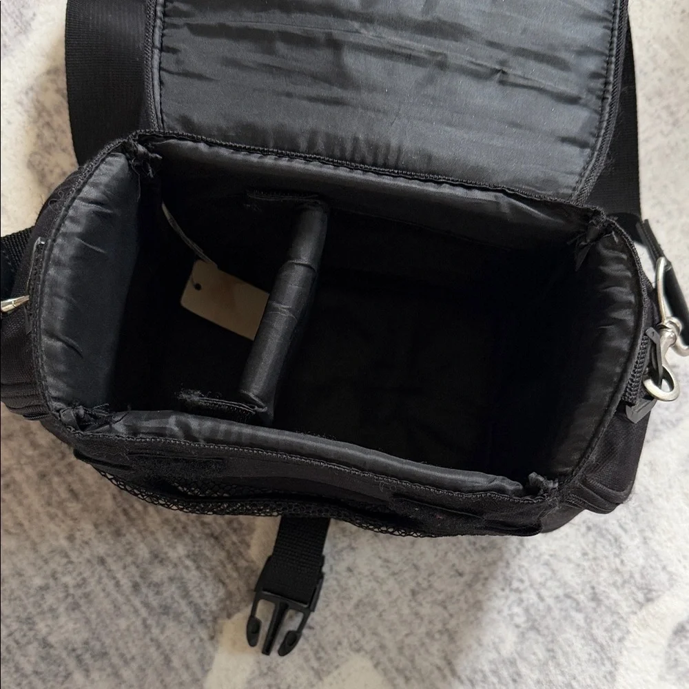 Kodak Black Nylon Shoulder Camera Bag with Adjustable Strap